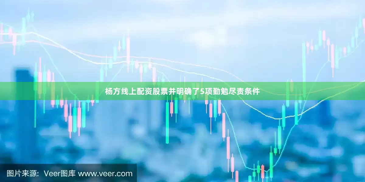 杨方线上配资股票并明确了5项勤勉尽责条件