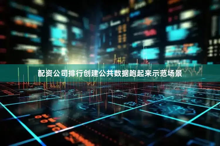 配资公司排行创建公共数据跑起来示范场景